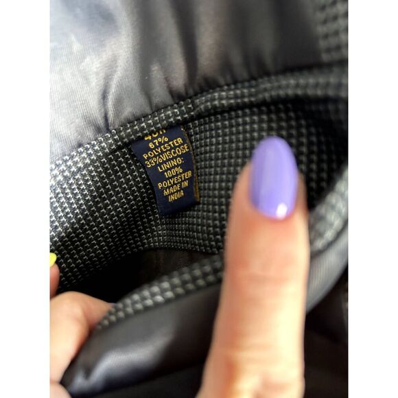 MACY'S CLUB ROOM Tweed Two-Button Sports Jacket Blazer Gray Size 40R - Picture 5 of 12